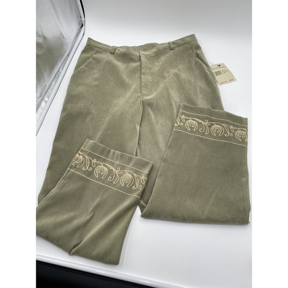 David Brooks Women's Pants Embroidery at Ankle Size 14P NWT - Picture 1 of 5